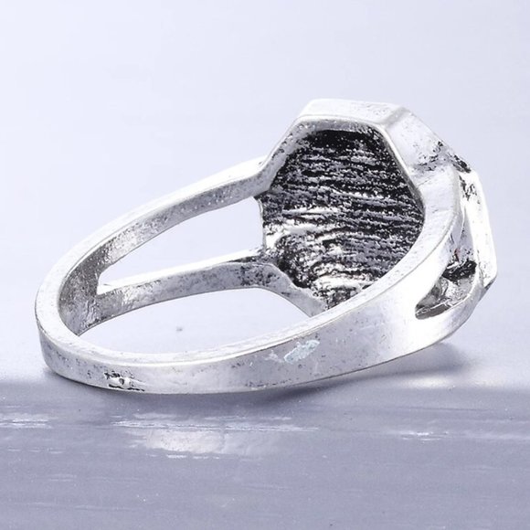 The Vampire Diaries Kol Mikaelson Ring Silver/Blue New - Picture 2 of 3